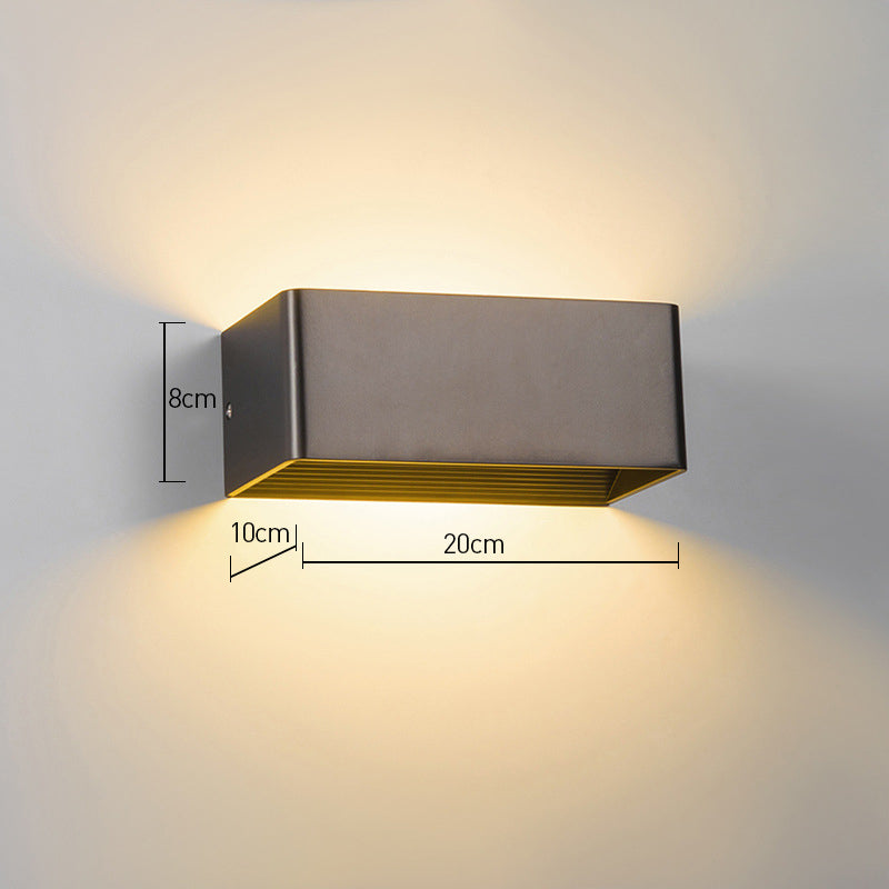 Wall Light Up Down Cube