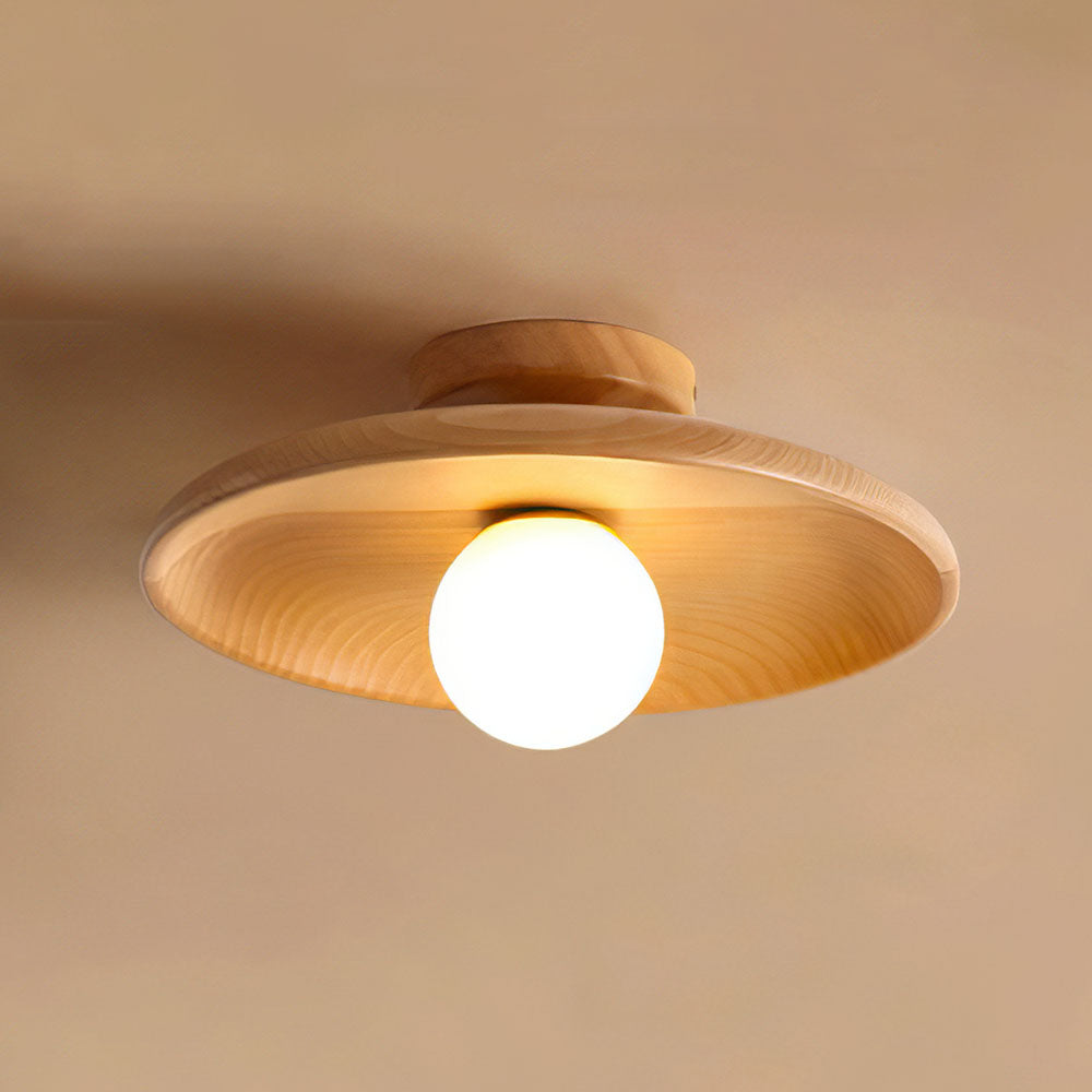Circular Flush Mount Ceiling Light – Integrated LED Home Luminaire