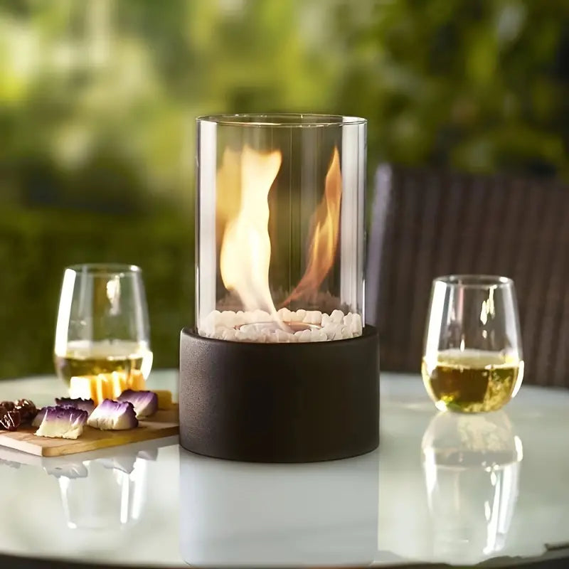 Portable Tabletop Fire Pit – Smokeless Indoor and Outdoor Fire Feature