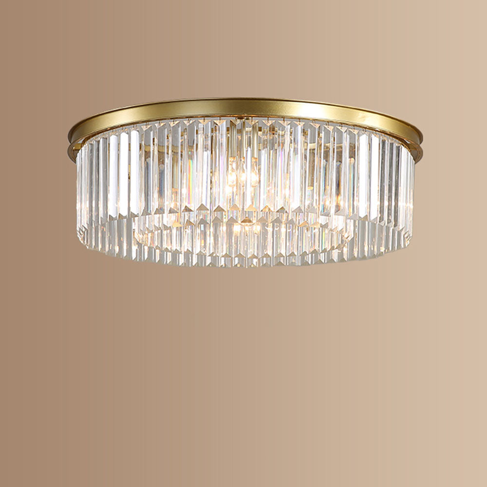 Modern Round Ceiling Light – Fixed Flush Mount LED Fixture