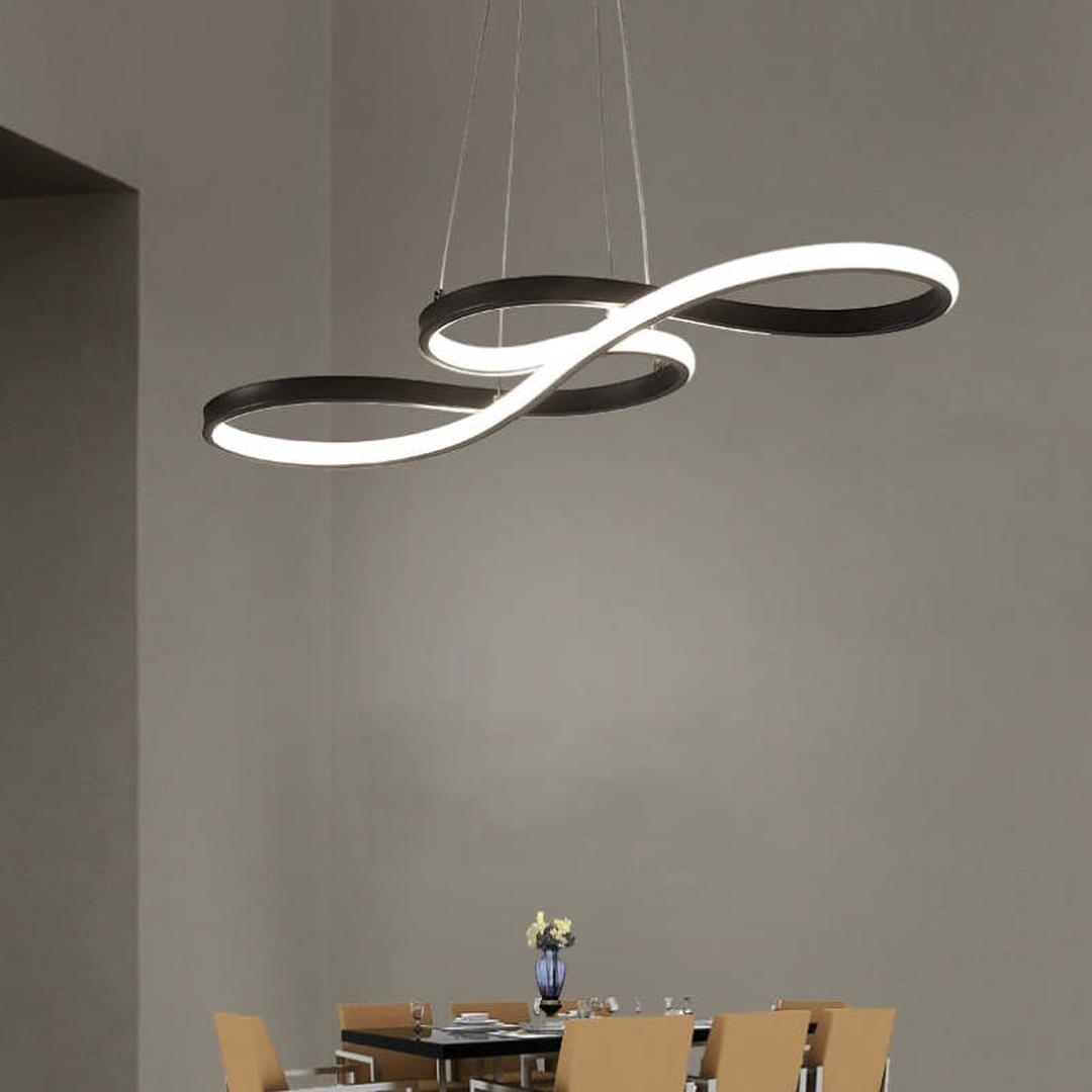Modern LED Pendant Lamp with Musical Notes