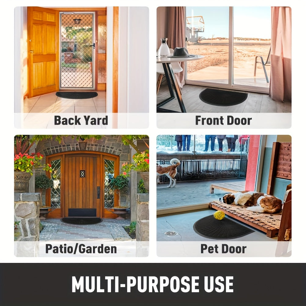 Sustainable Rubber Door Mat Non-Slip for Indoor and Outdoor