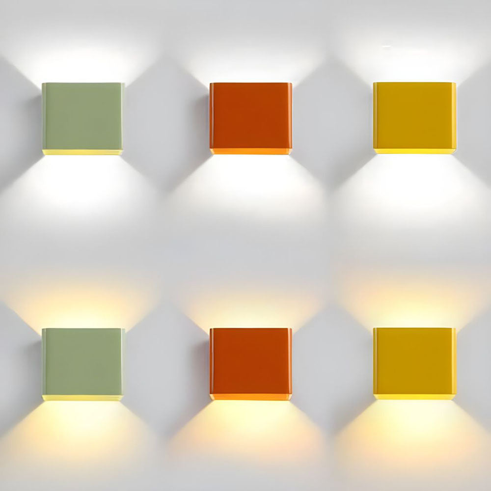 Wall Light Up Down Cube