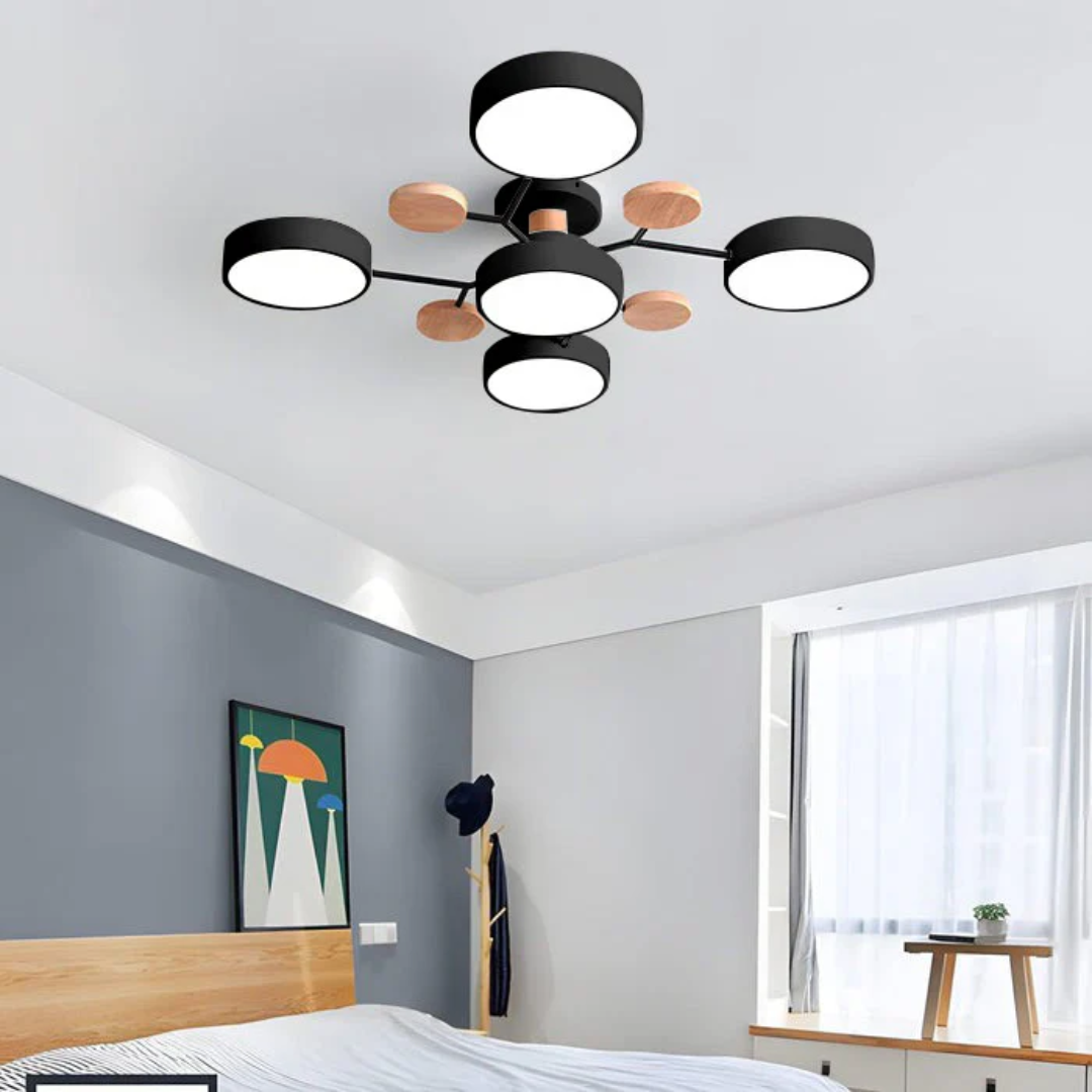 Modern Round LED Ceiling Light – Flush Mount Panel