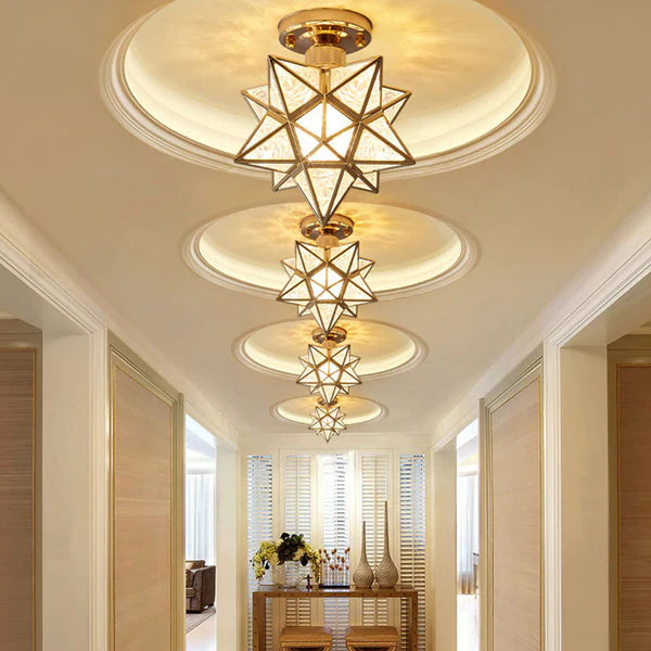 Star Shape Ceiling Light