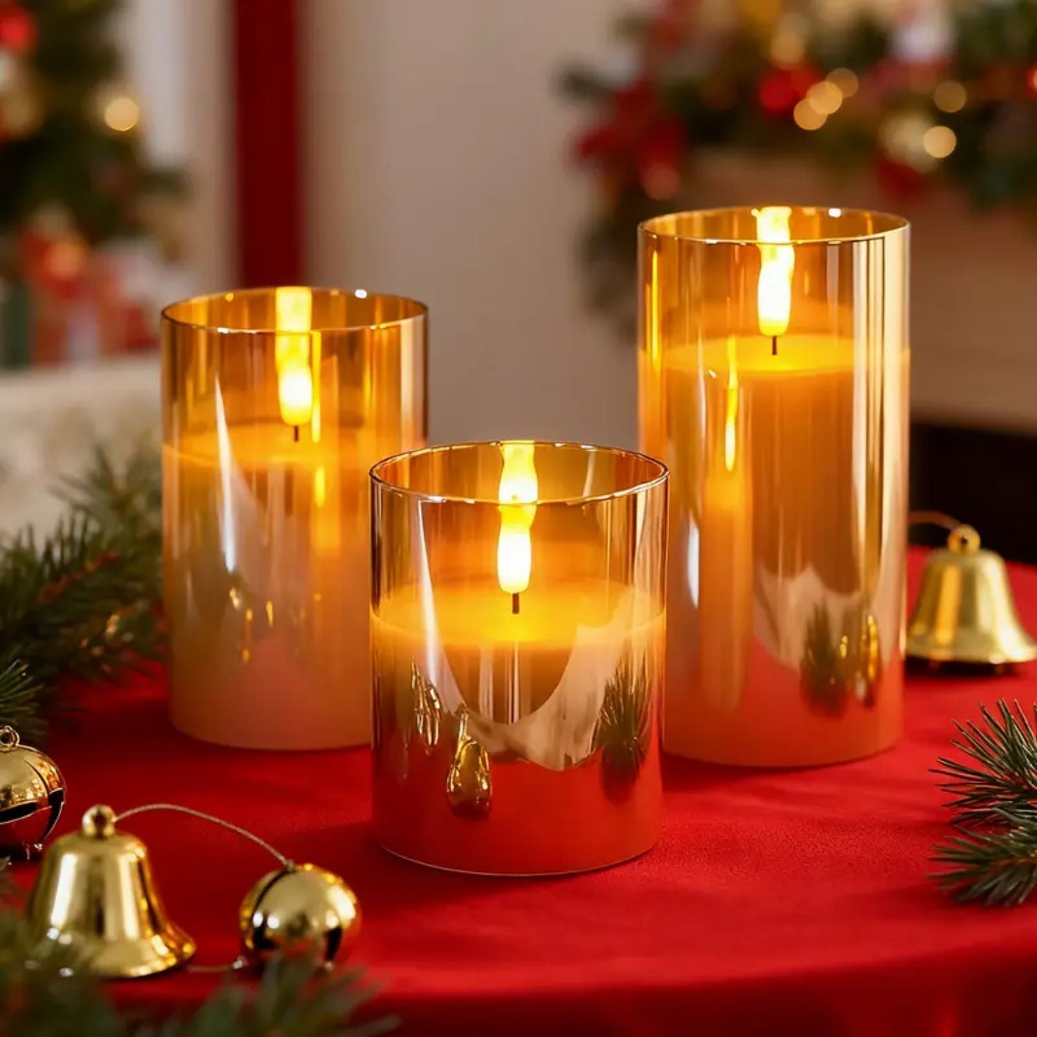Flameless LED Wax Candles