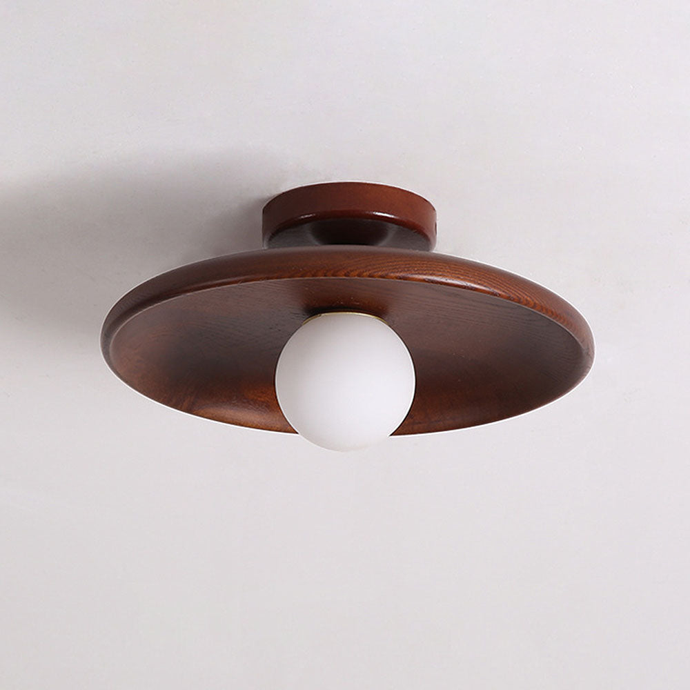 Circular Flush Mount Ceiling Light – Integrated LED Home Luminaire