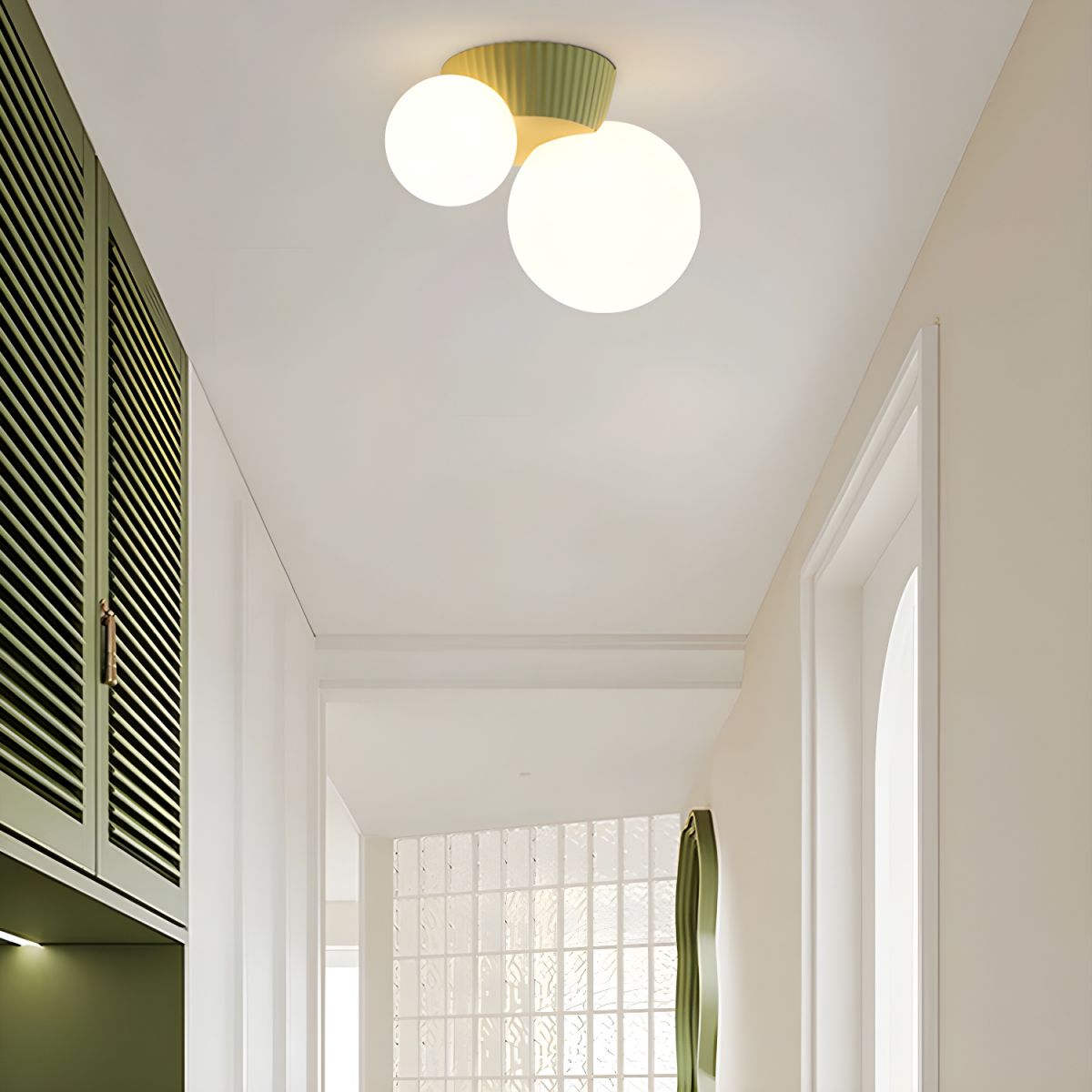 Modern Round Ceiling Light – Flush Mount LED Fixture