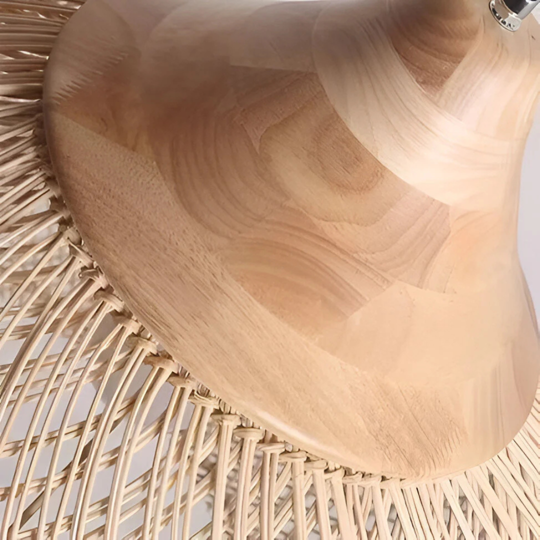 Rattan Boho Pendant Light