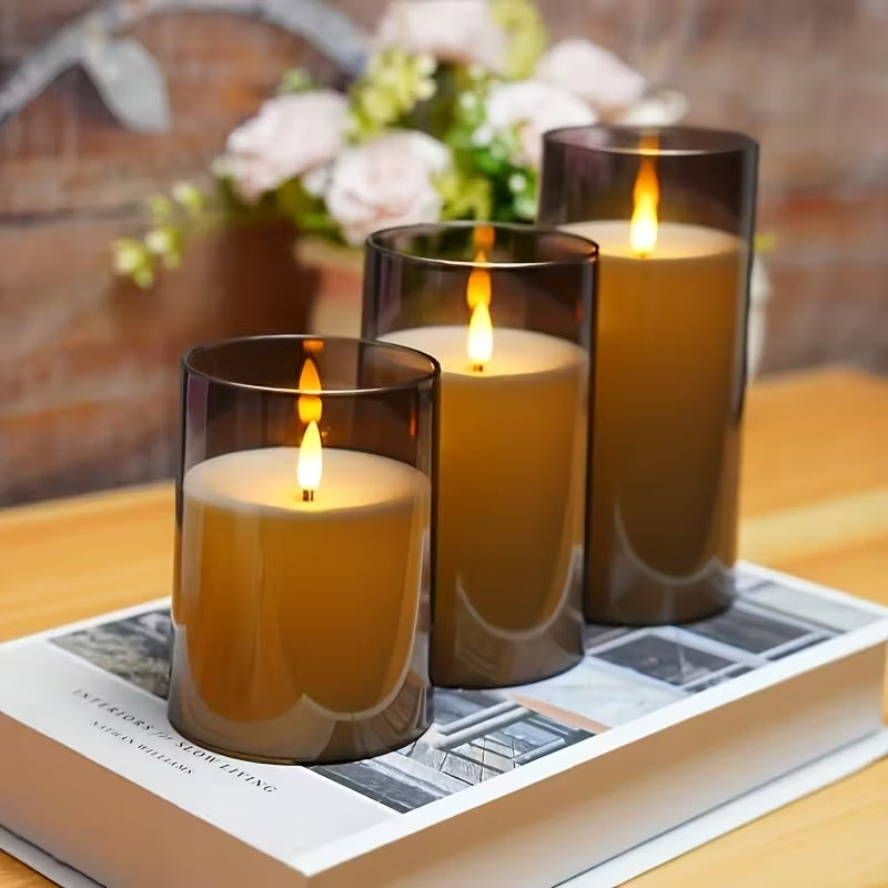 Flameless LED Wax Candles