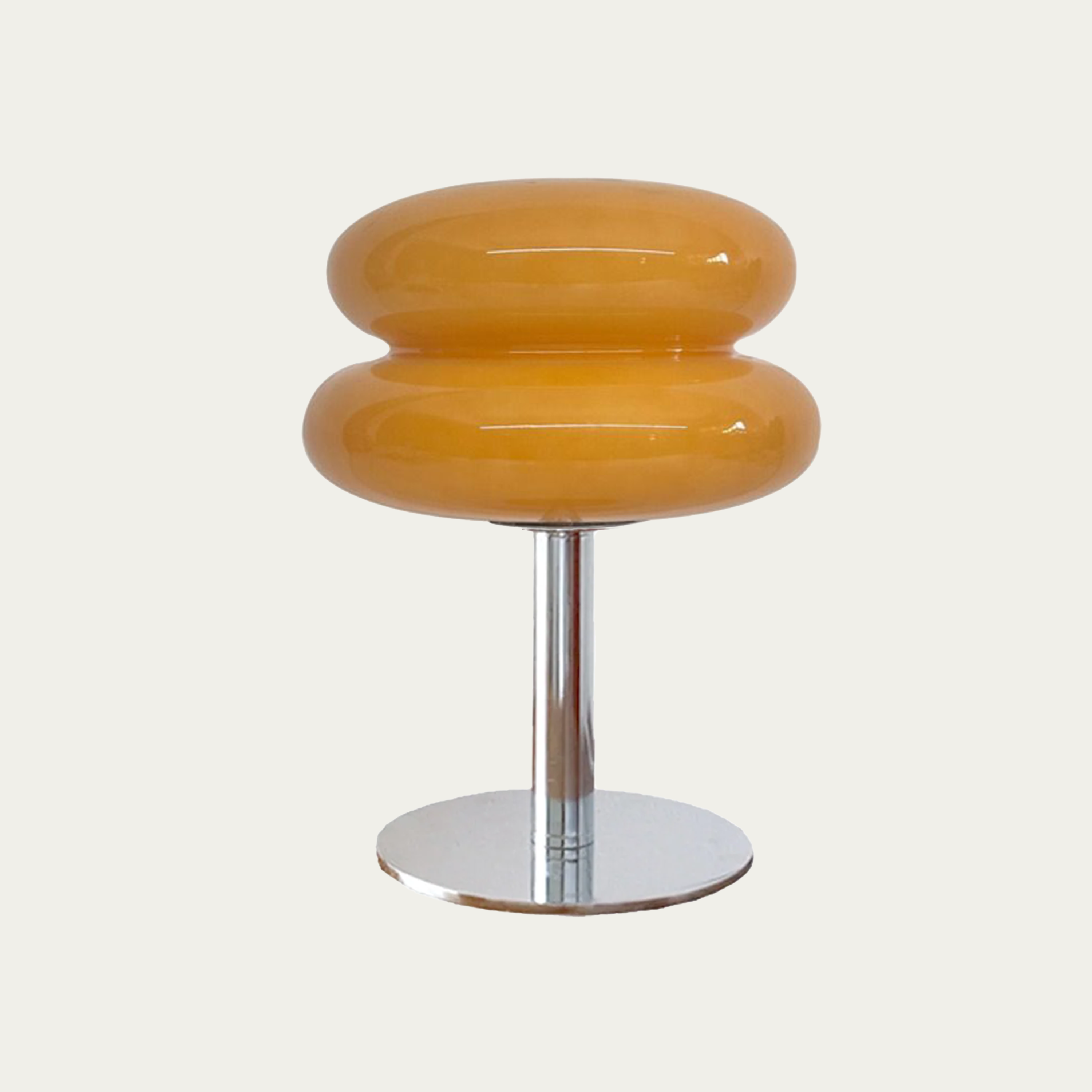 Minimalist Clear Table Lamp - Modern Mushroom Light