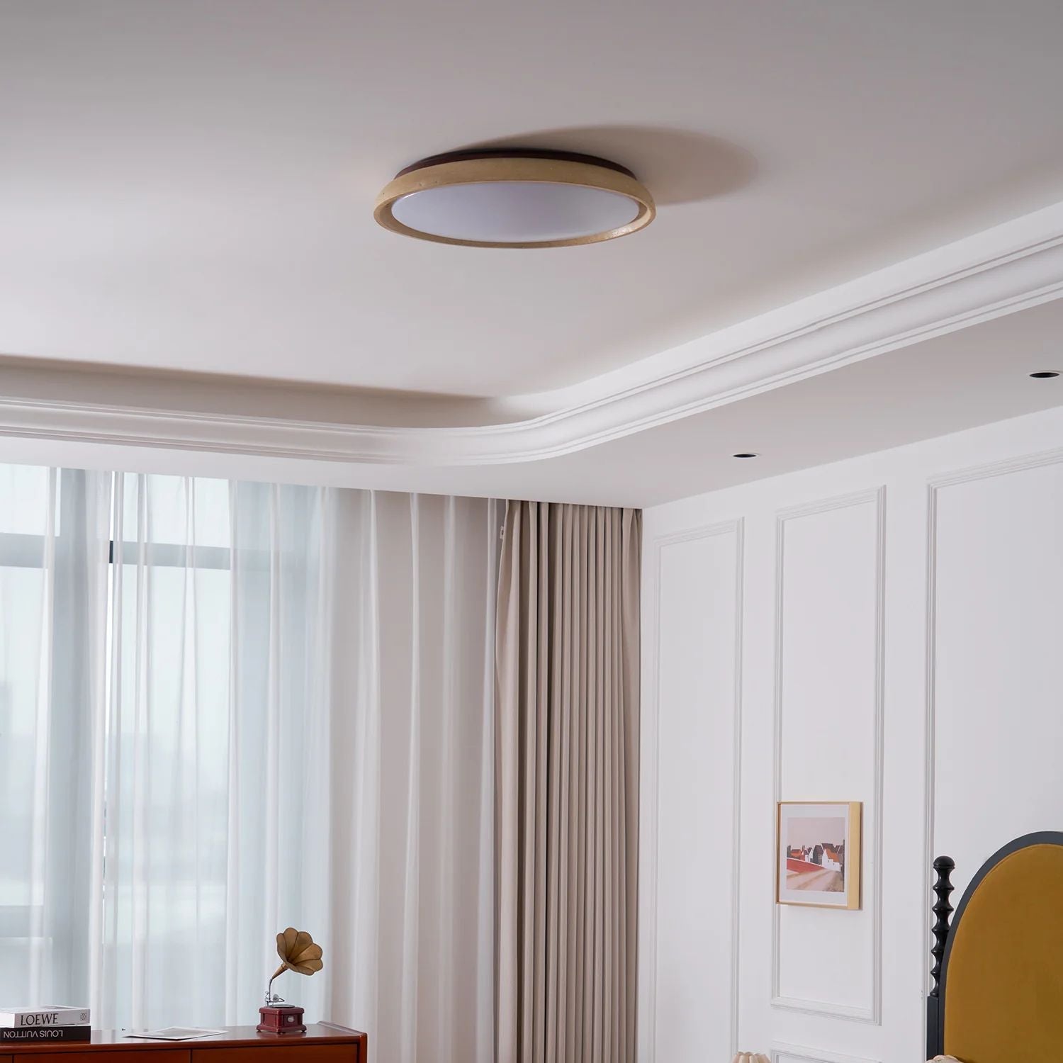 Modern Ceiling Light – Round Flush Mount