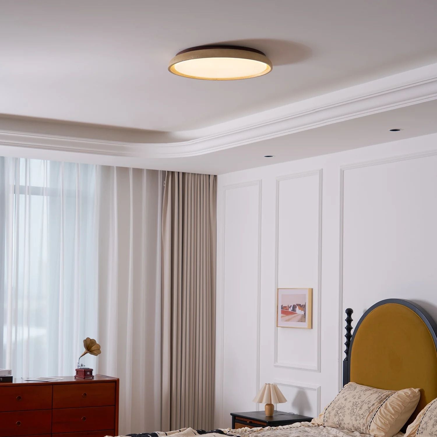 Modern Ceiling Light – Round Flush Mount