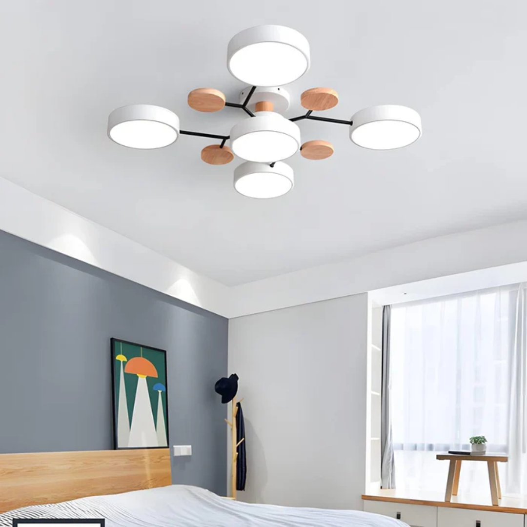 Modern Round LED Ceiling Light – Flush Mount Panel