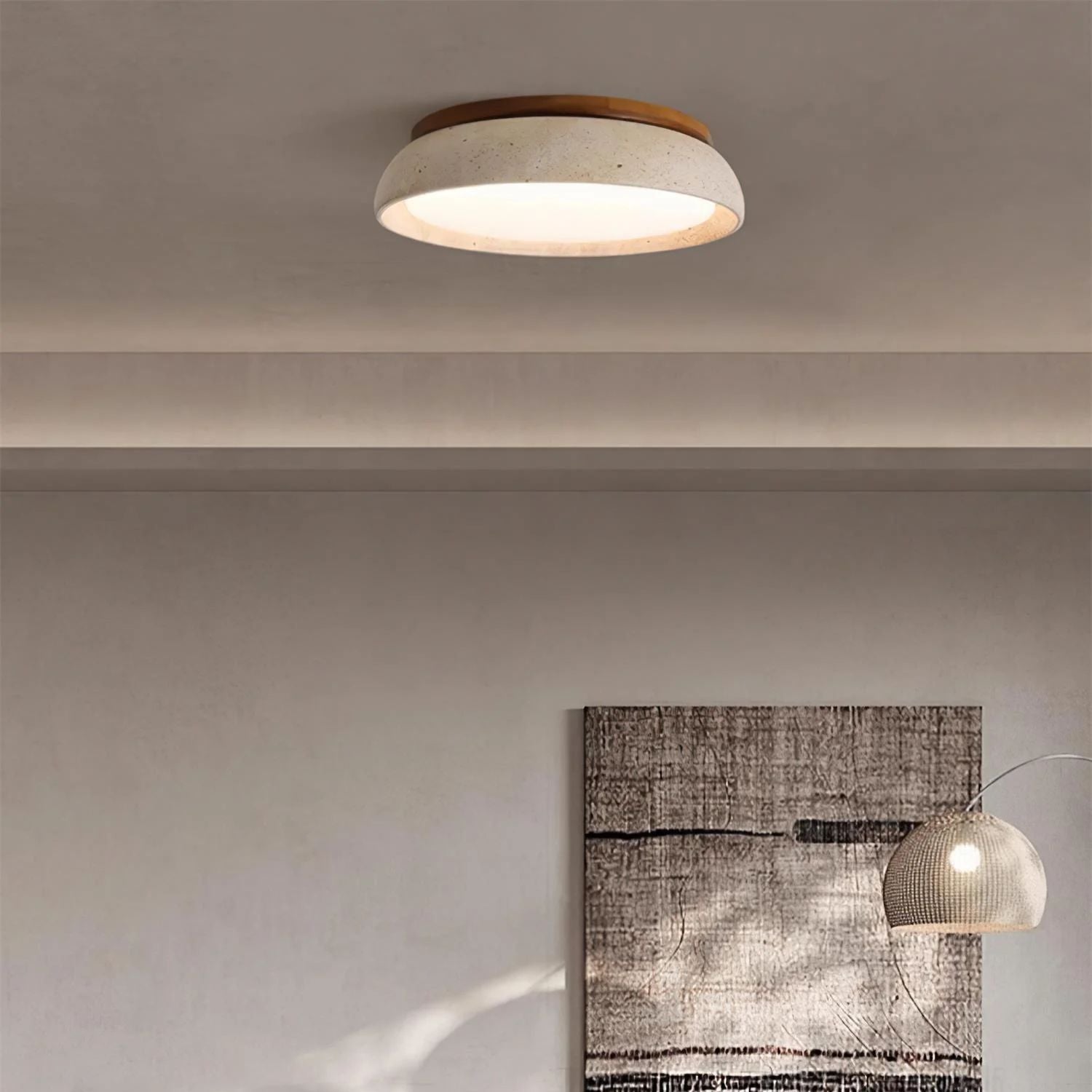Modern Ceiling Light – Round Flush Mount