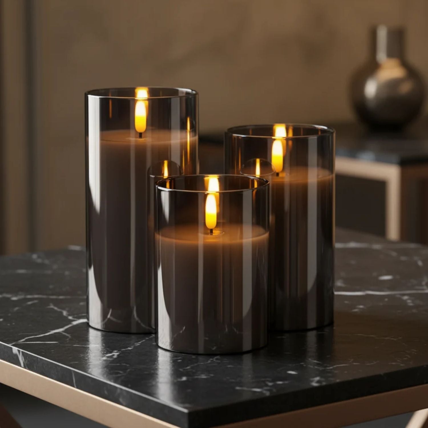 Flameless LED Wax Candles