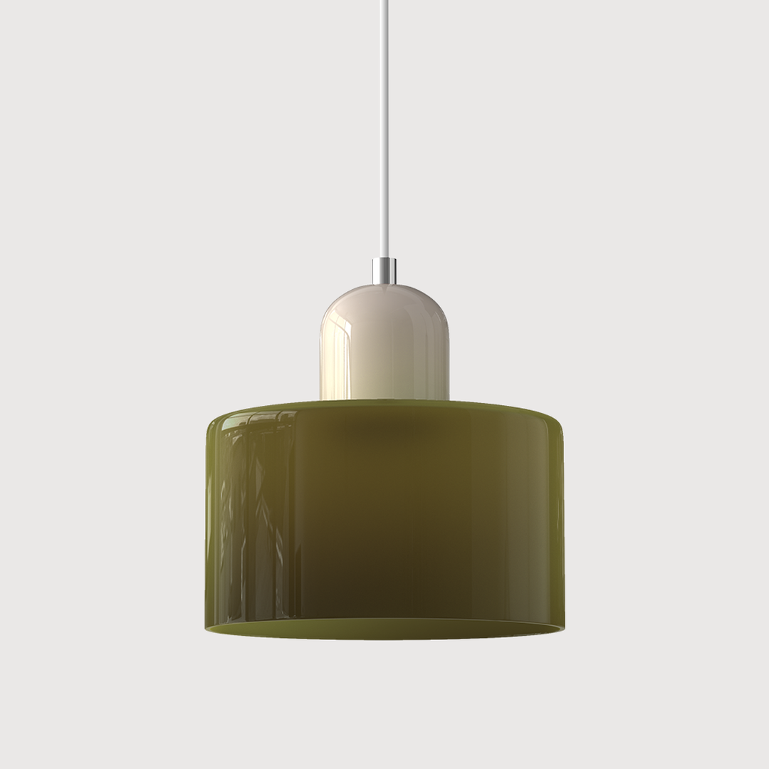 Bauhaus-Style Glass Pendant Lamp