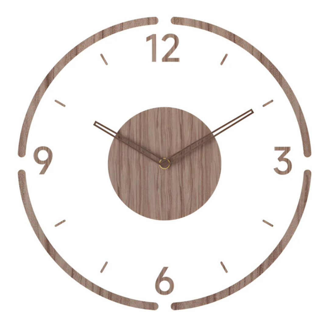 Modern 30cm Wooden Ceiling Clock