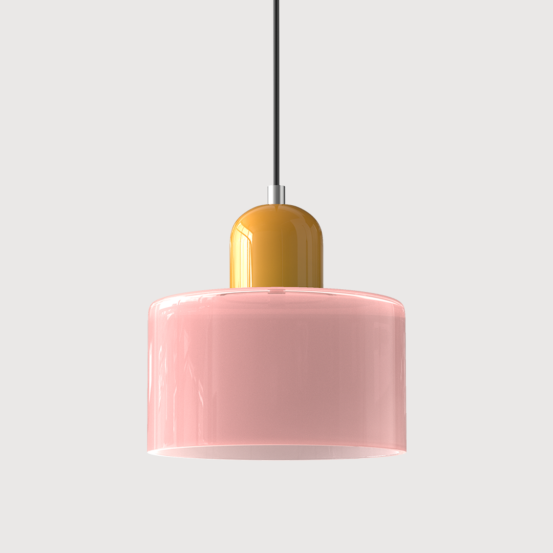 Bauhaus-Style Glass Pendant Lamp