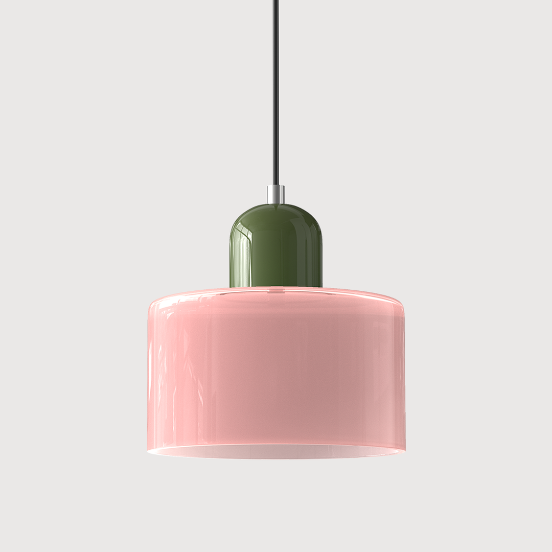 Bauhaus-Style Glass Pendant Lamp