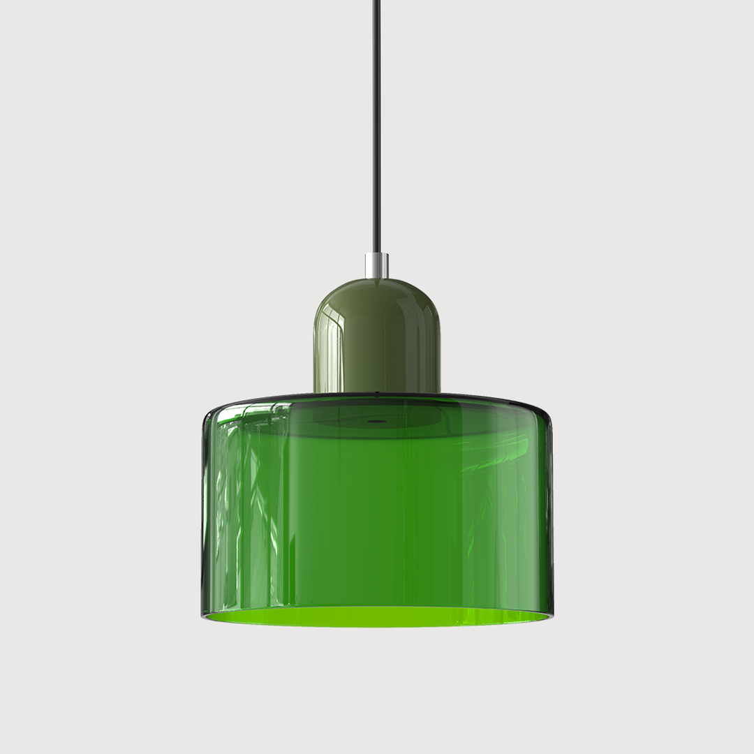 Bauhaus-Style Glass Pendant Lamp