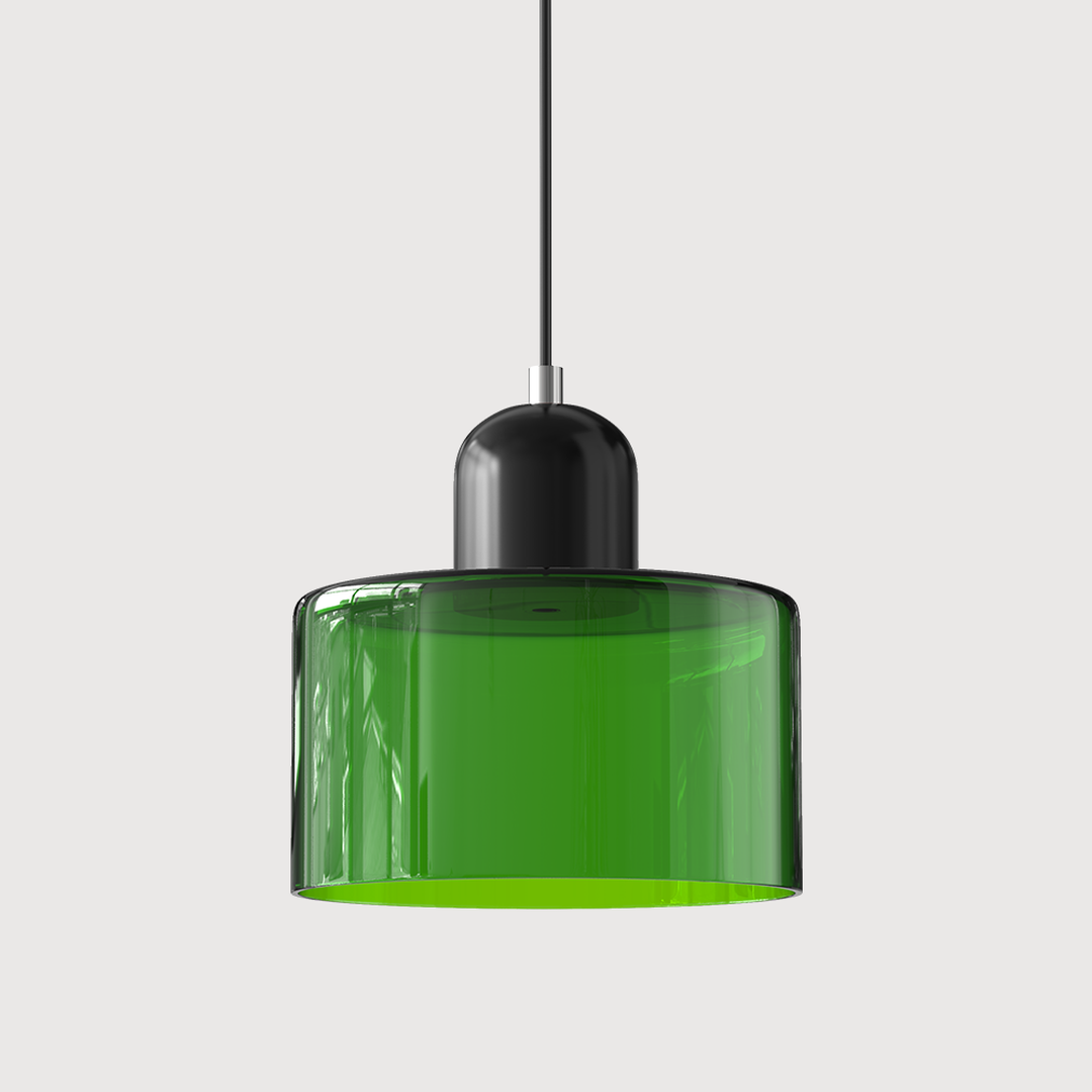 Bauhaus-Style Glass Pendant Lamp