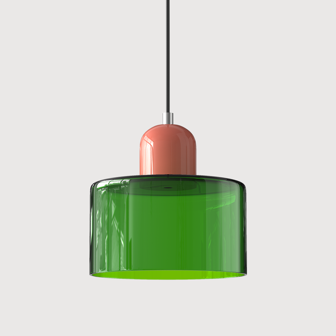 Bauhaus-Style Glass Pendant Lamp