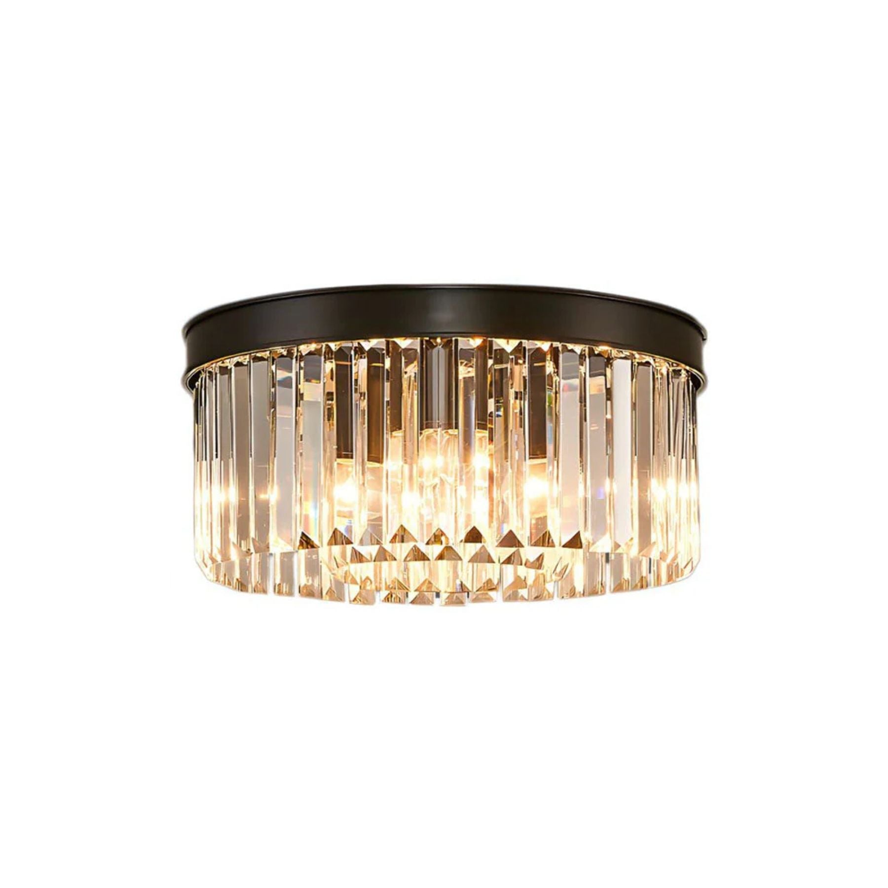 Modern Round Ceiling Light – Fixed Flush Mount LED Fixture