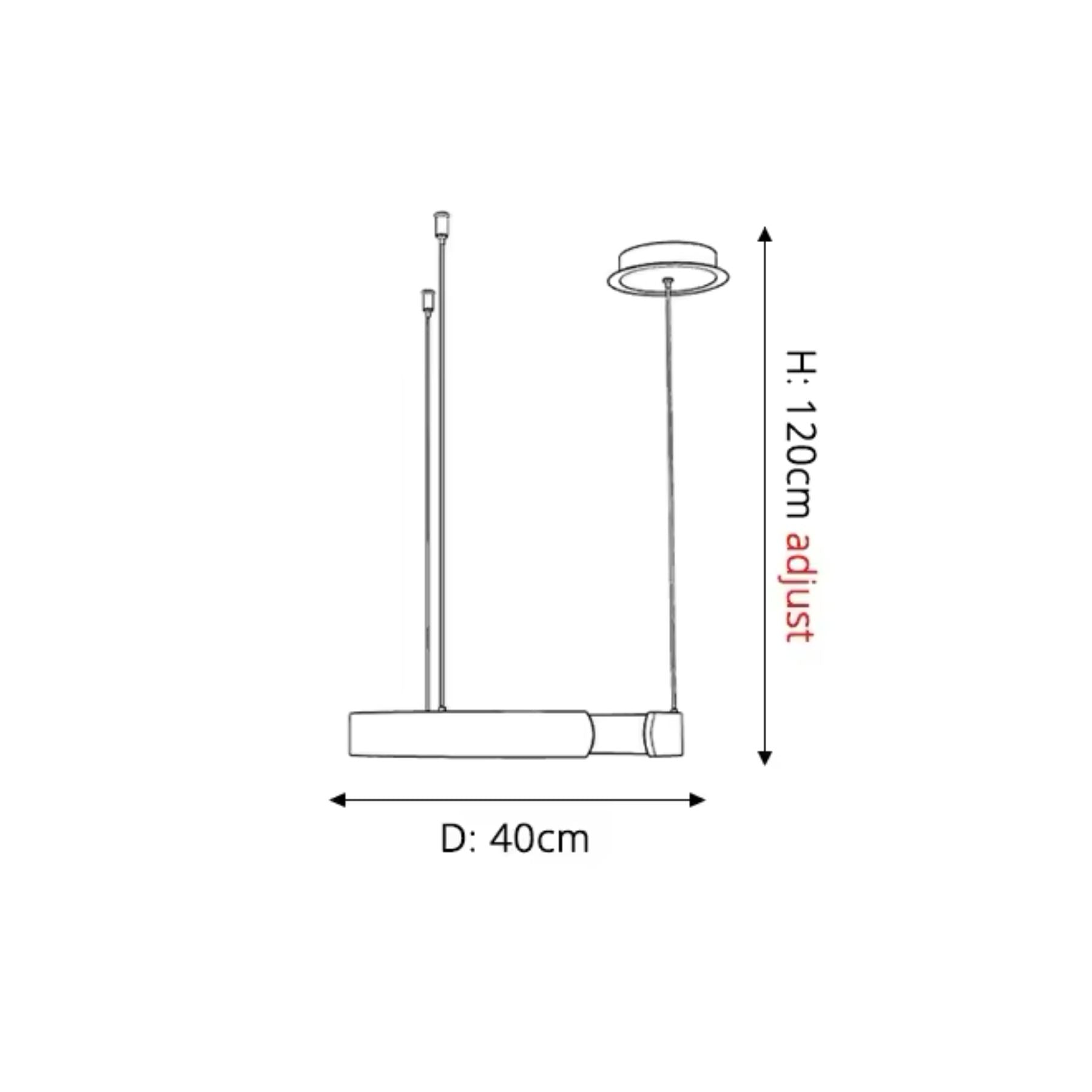 Modern Circular Pendant Light – Ring Shape Ceiling Fixture