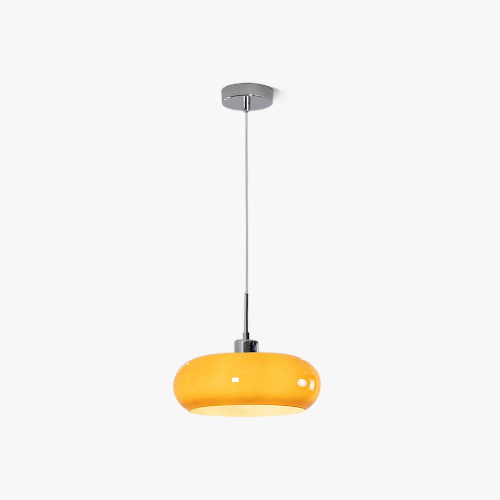 Oval Glass pendant lamp