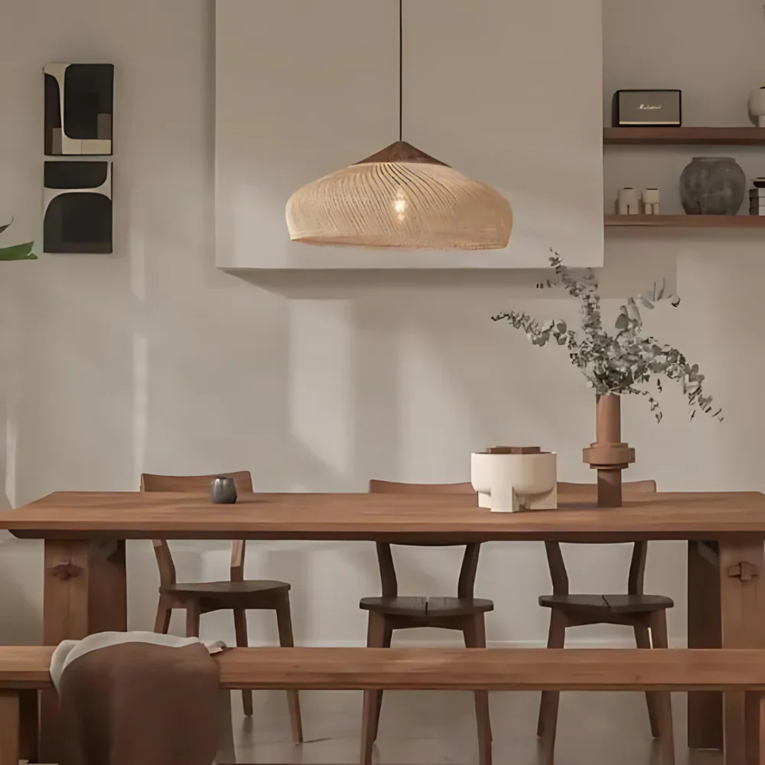 Rattan Boho Pendant Light