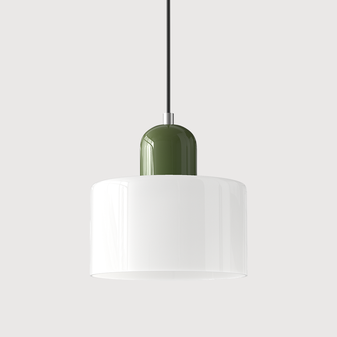 Bauhaus-Style Glass Pendant Lamp