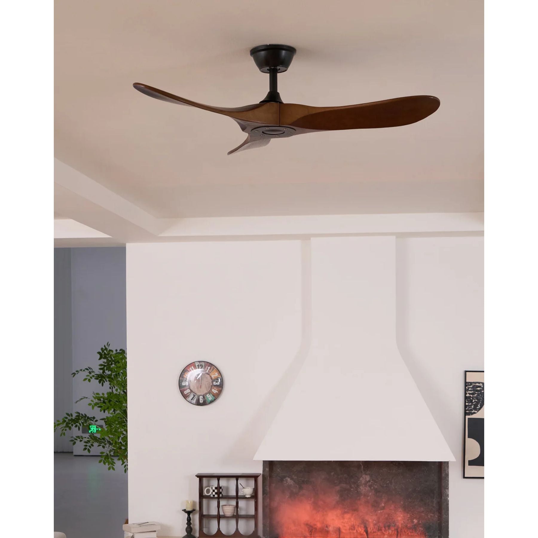 Modern 3-Blade Wooden Ceiling Fan