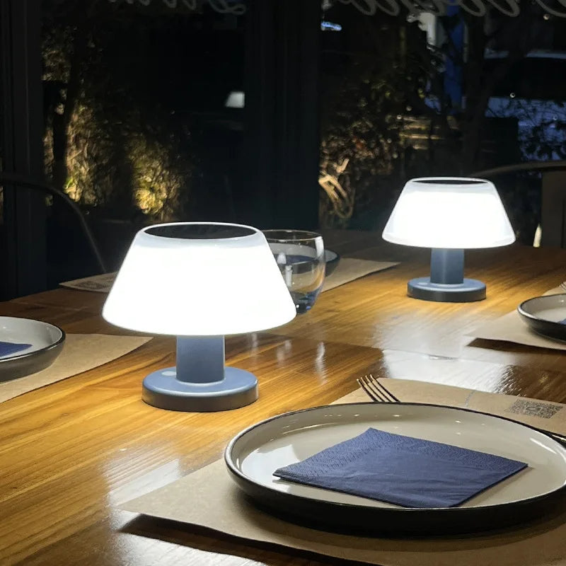 Outdoor Solar Table Lamp - Portable LED Night Light