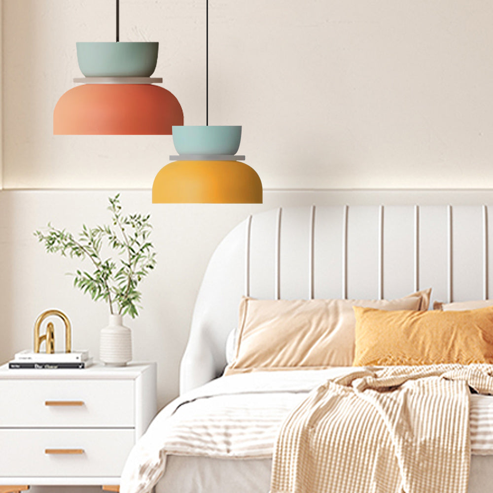 Colourfull Bowl Scandinavian Pendant Light