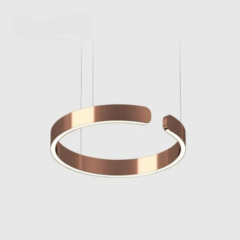 Modern Circular Pendant Light – Ring Shape Ceiling Fixture