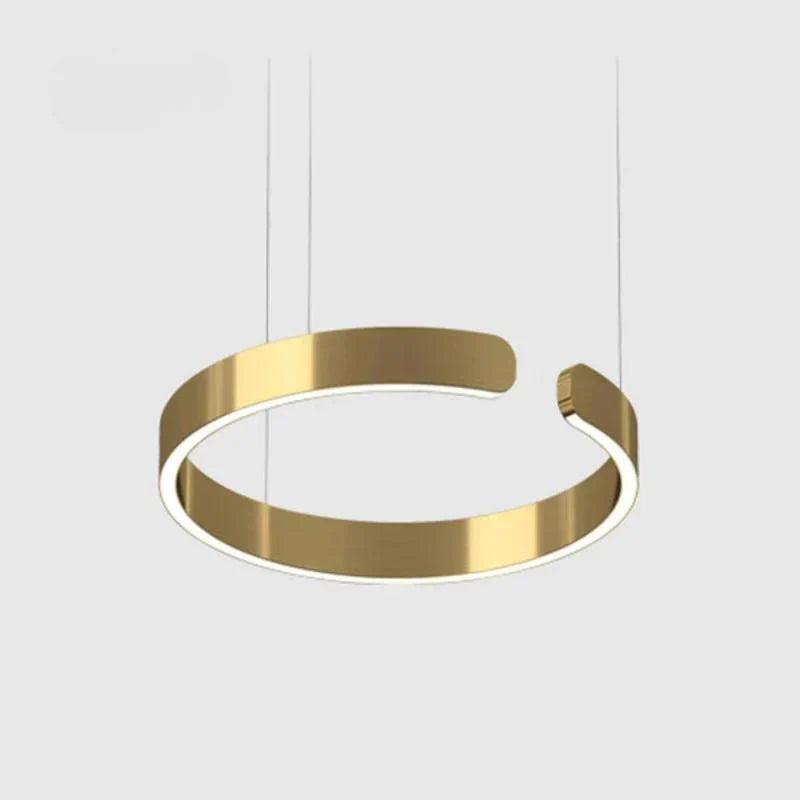 Modern Circular Pendant Light – Ring Shape Ceiling Fixture