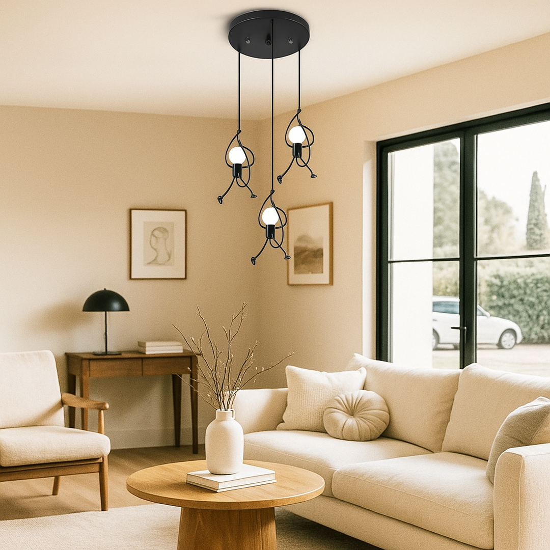 Iron pendant lamp | Retro industrial style