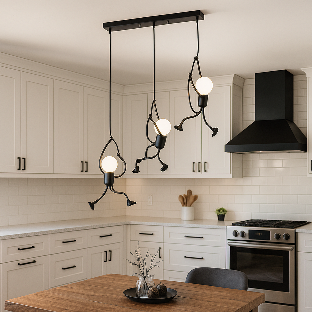 Iron pendant lamp | Retro industrial style