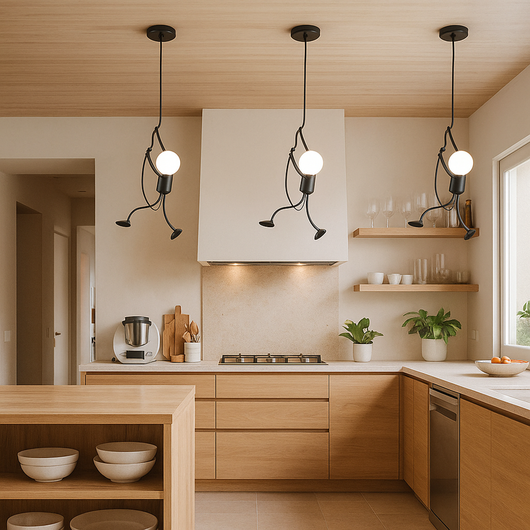Iron pendant lamp | Retro industrial style
