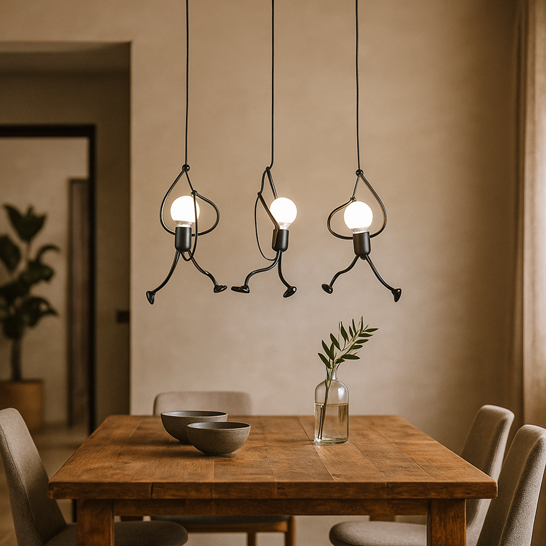 Iron pendant lamp | Retro industrial style