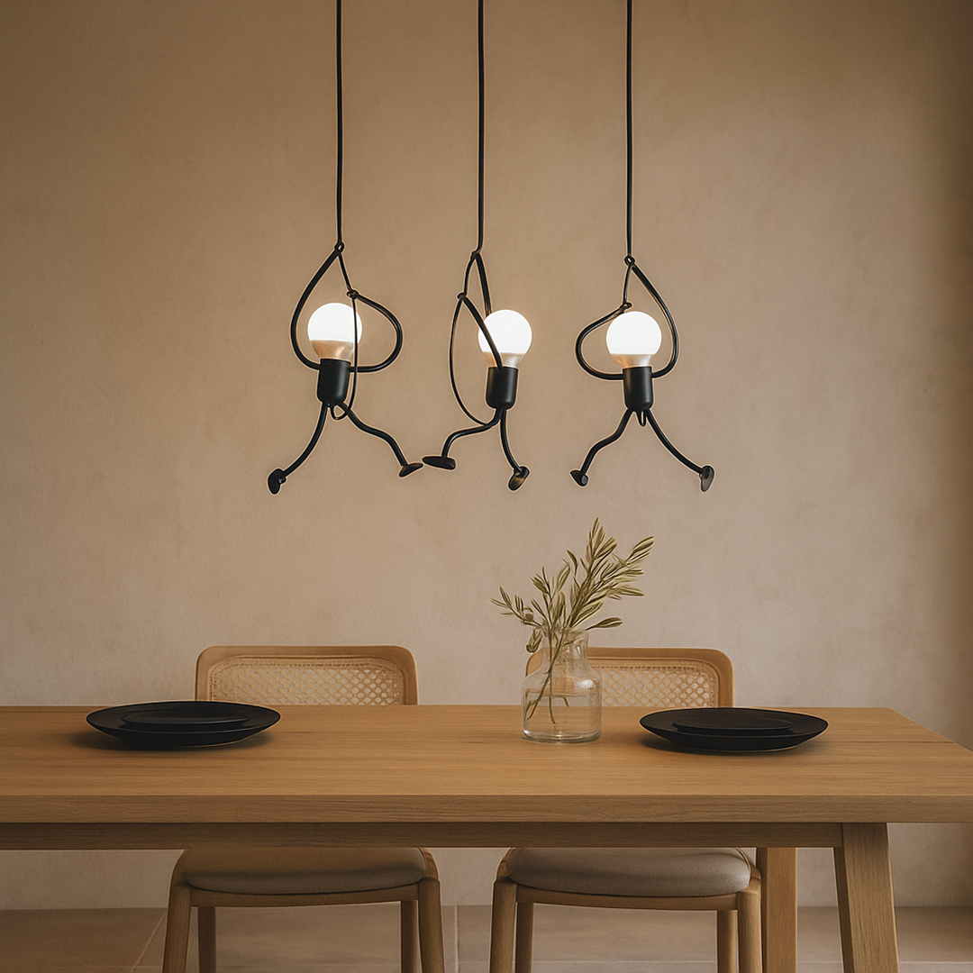 Iron pendant lamp | Retro industrial style