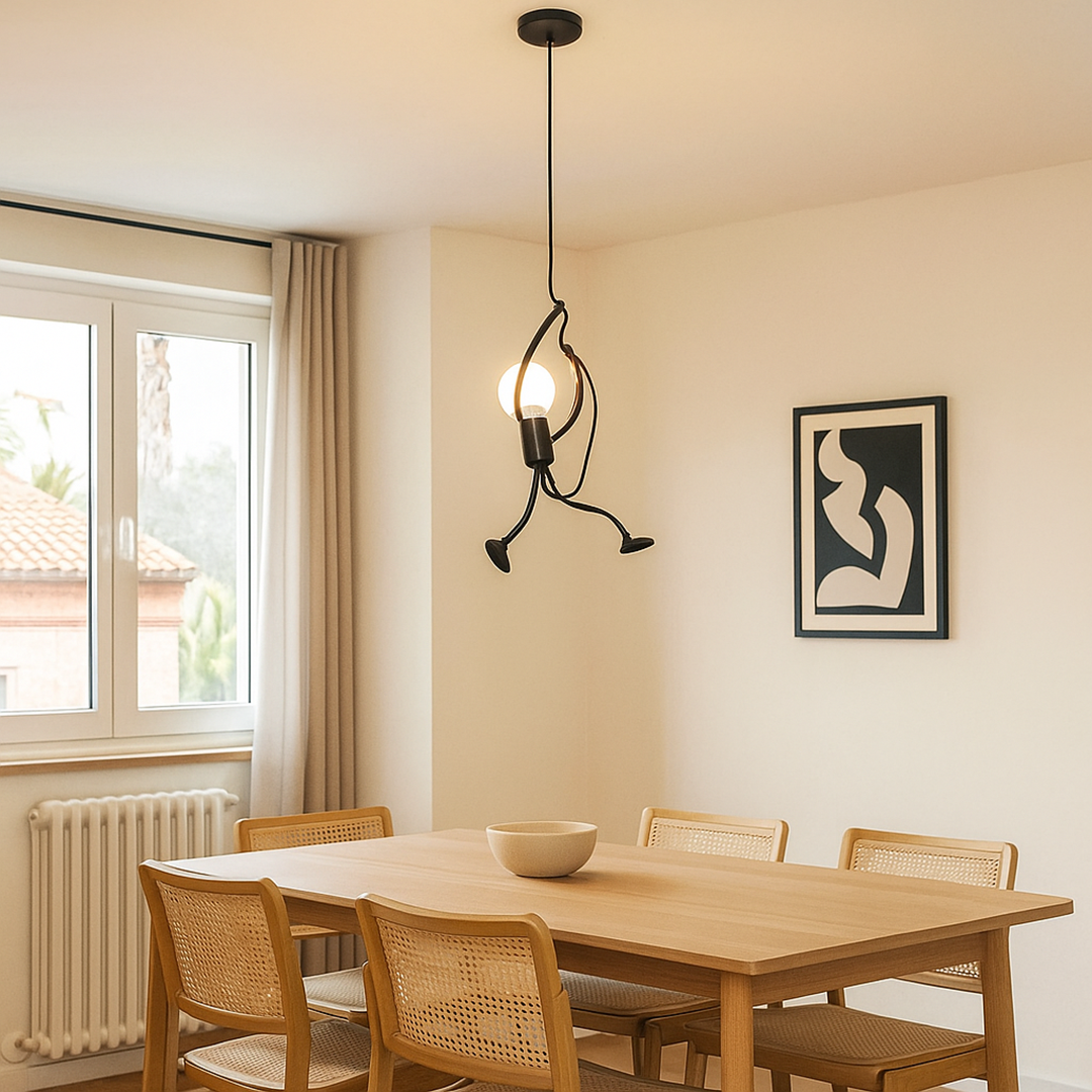 Iron pendant lamp | Retro industrial style