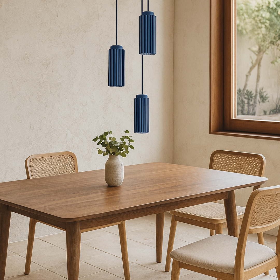 Metal and glass pendant lamp | Scandinavian design