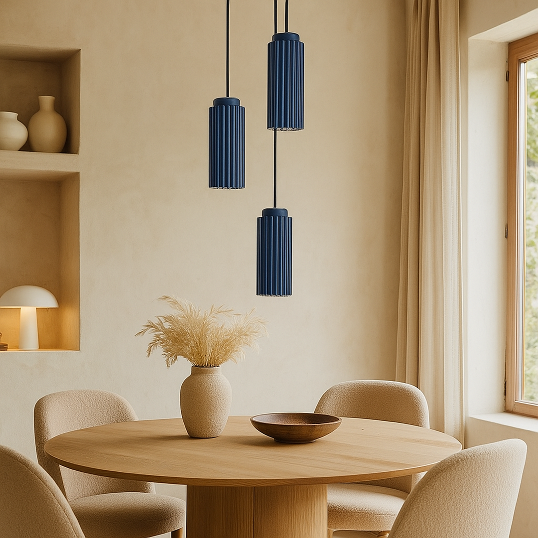 Metal and glass pendant lamp | Scandinavian design