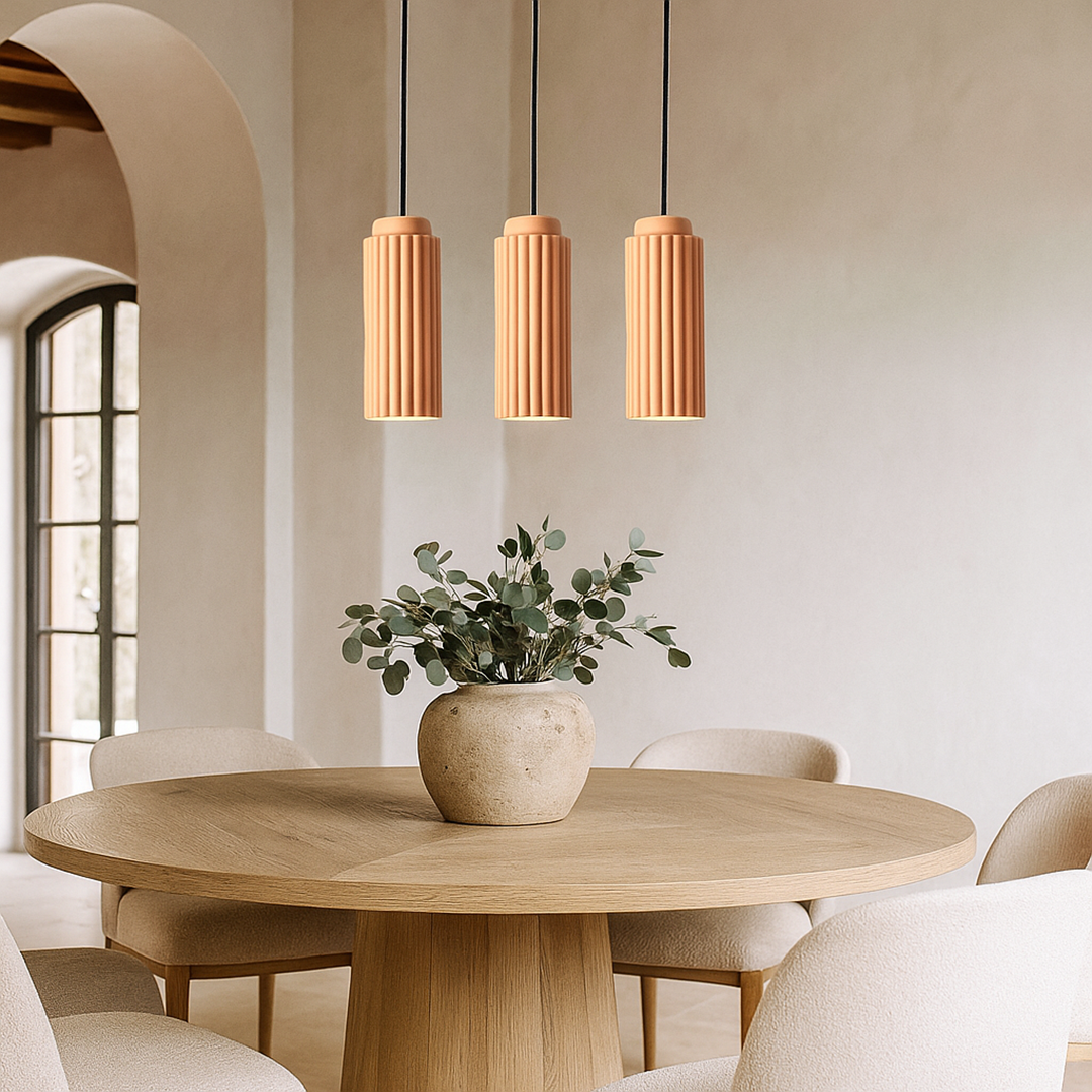 Metal and glass pendant lamp | Scandinavian design