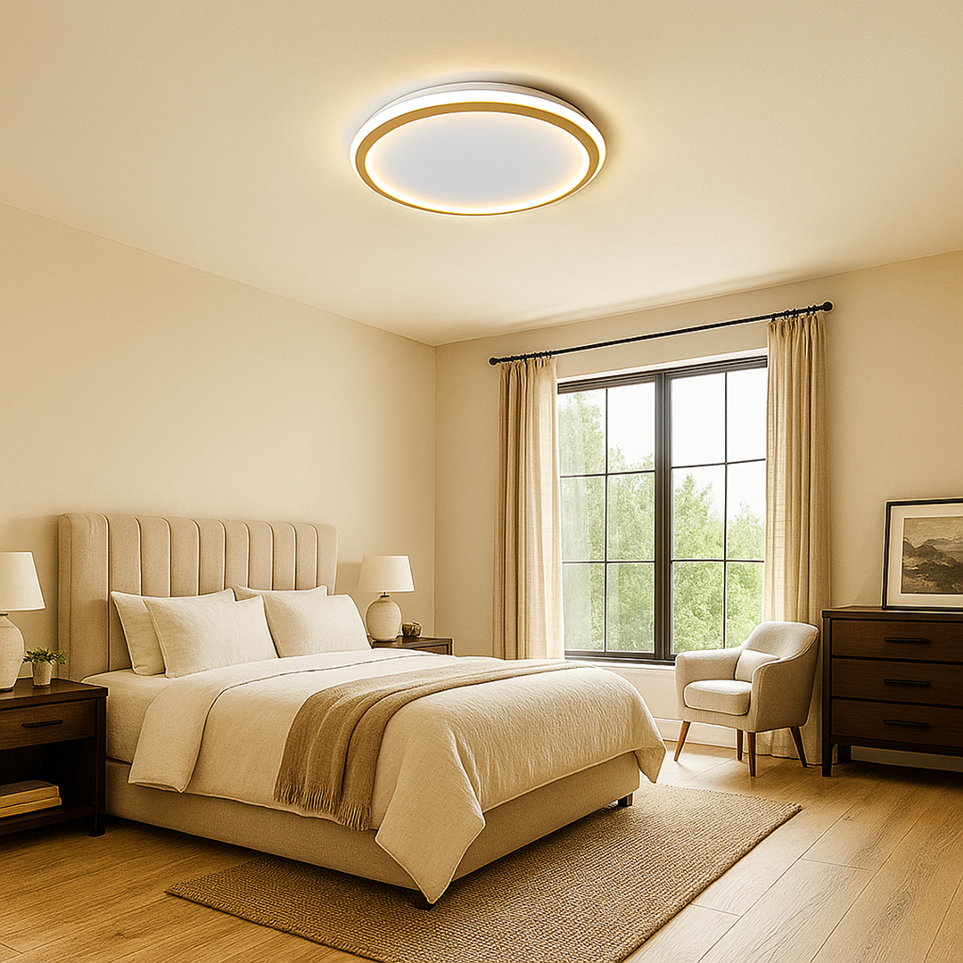 Scandinavian round ceiling lamp | Modern design
