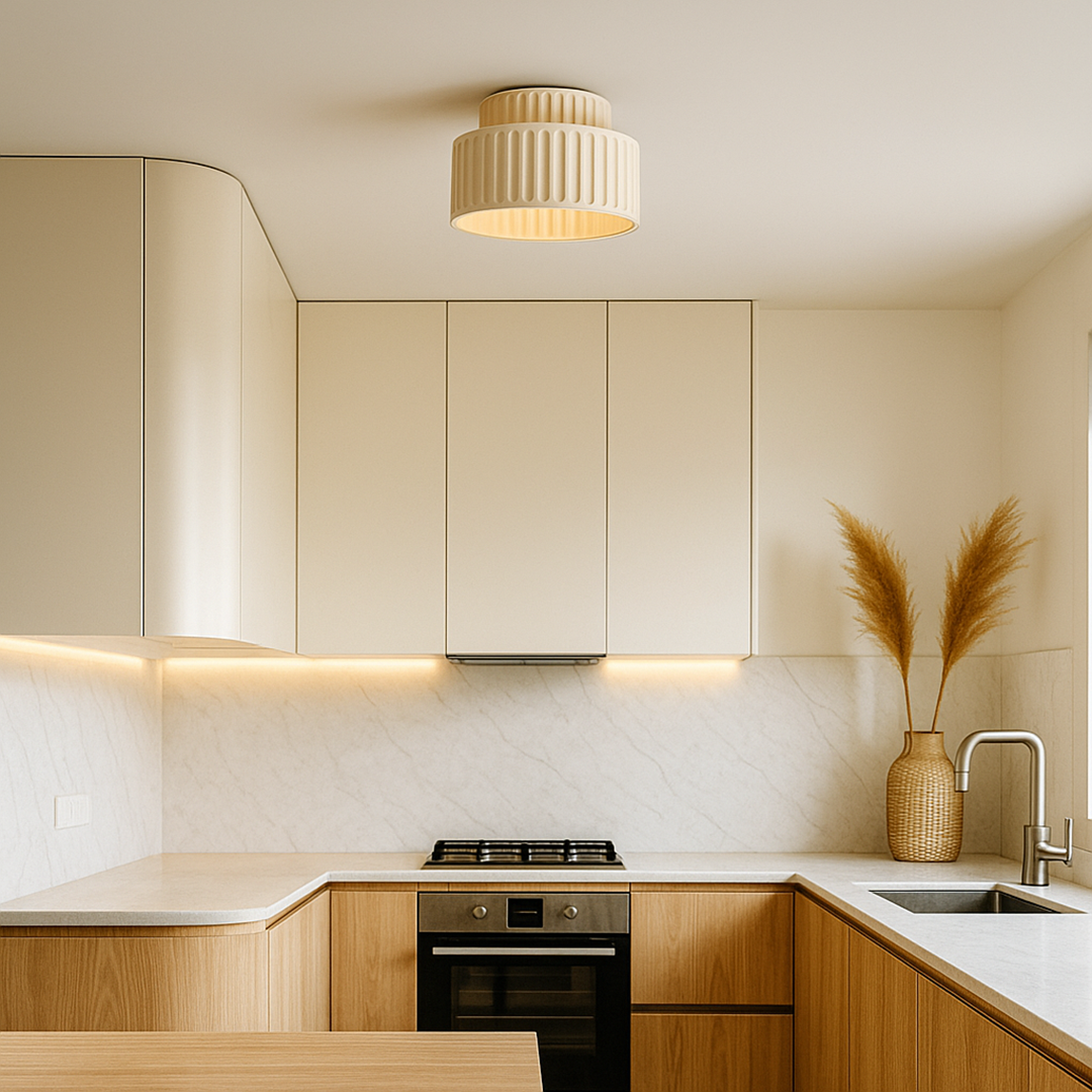 Cream-colored Ceiling Lamp | Scandinavian style