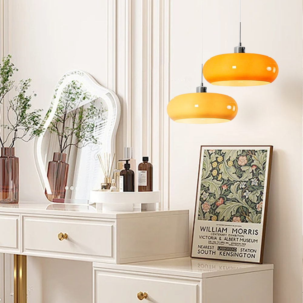 Glass Round Pendant Light
