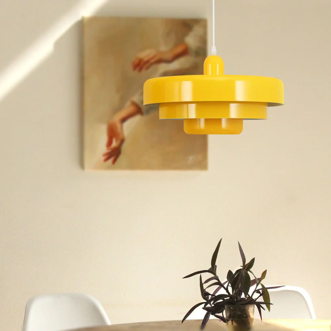 Modern Tiered Pendant Light – Multi-Layered Ceiling Lamp